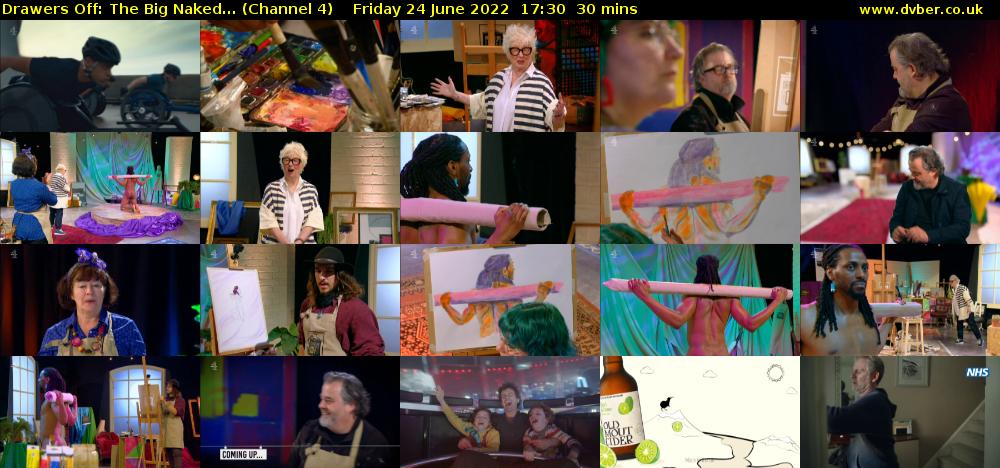 Drawers Off: The Big Naked... (Channel 4) Friday 24 June 2022 17:30 - 18:00
