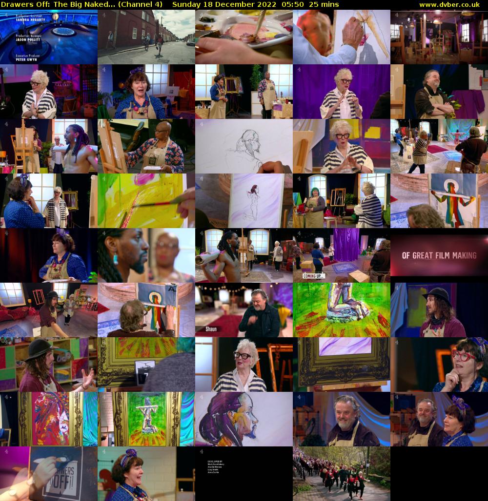 Drawers Off: The Big Naked... (Channel 4) Sunday 18 December 2022 05:50 - 06:15
