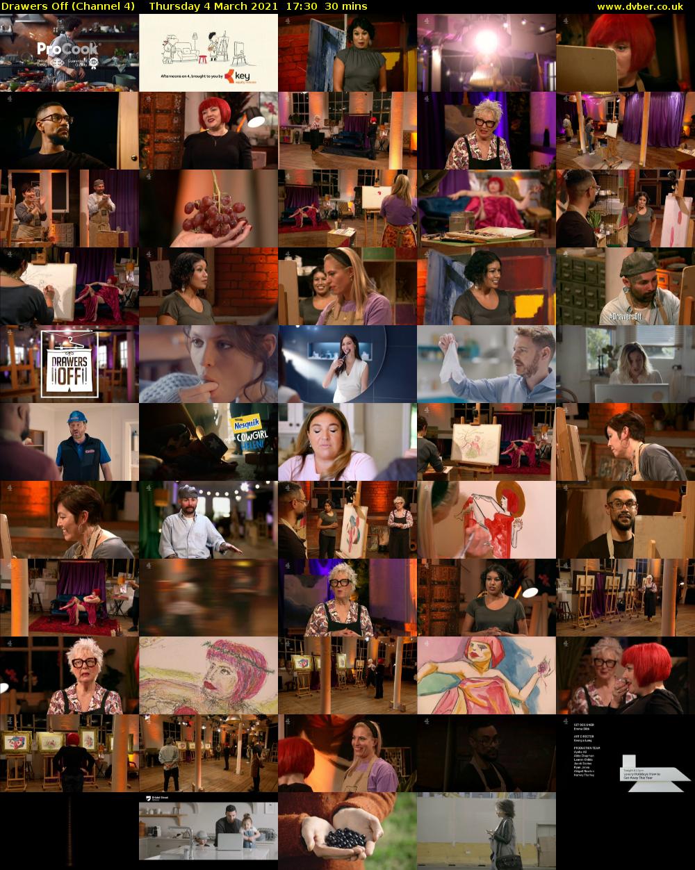 Drawers Off (Channel 4) Thursday 4 March 2021 17:30 - 18:00