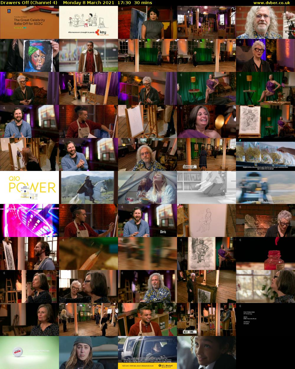 Drawers Off (Channel 4) Monday 8 March 2021 17:30 - 18:00