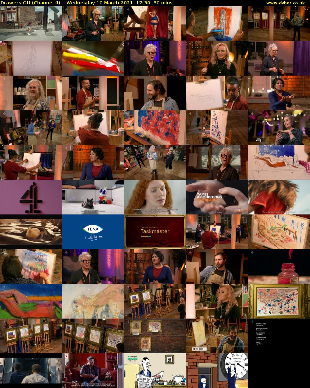 Drawers Off (Channel 4) Wednesday 10 March 2021 17:30 - 18:00
