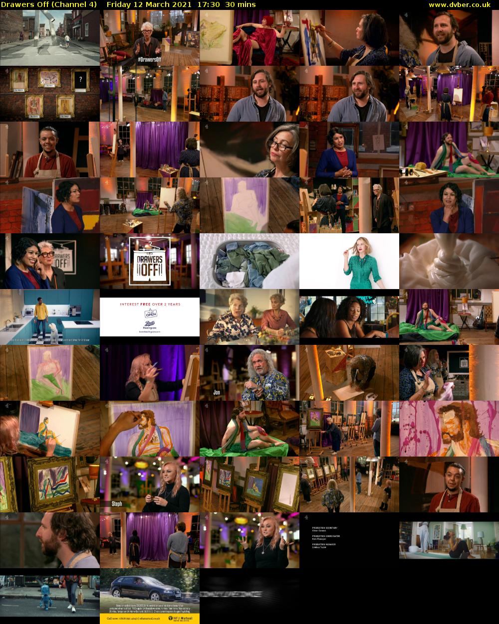 Drawers Off (Channel 4) Friday 12 March 2021 17:30 - 18:00