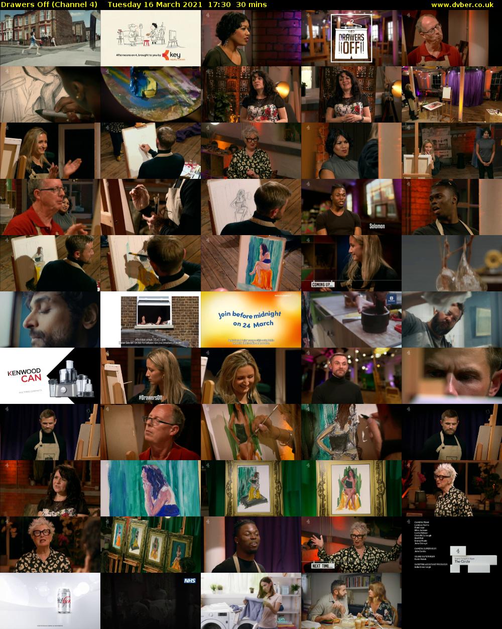 Drawers Off (Channel 4) Tuesday 16 March 2021 17:30 - 18:00