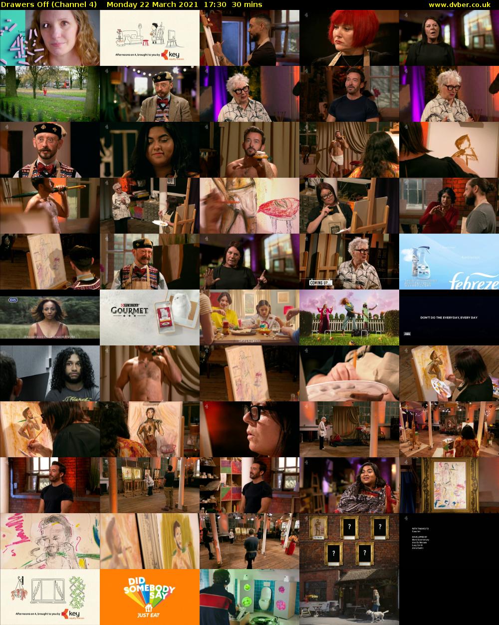 Drawers Off (Channel 4) Monday 22 March 2021 17:30 - 18:00