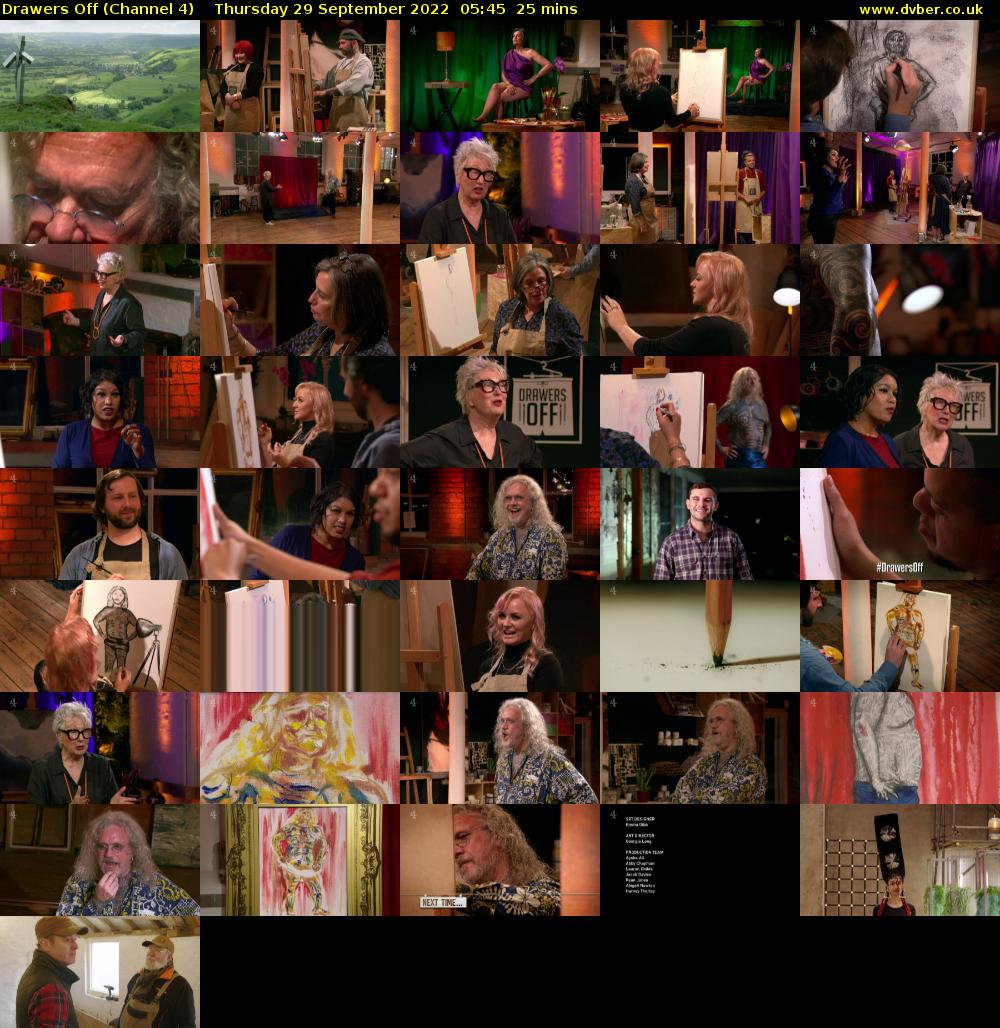 Drawers Off (Channel 4) Thursday 29 September 2022 05:45 - 06:10