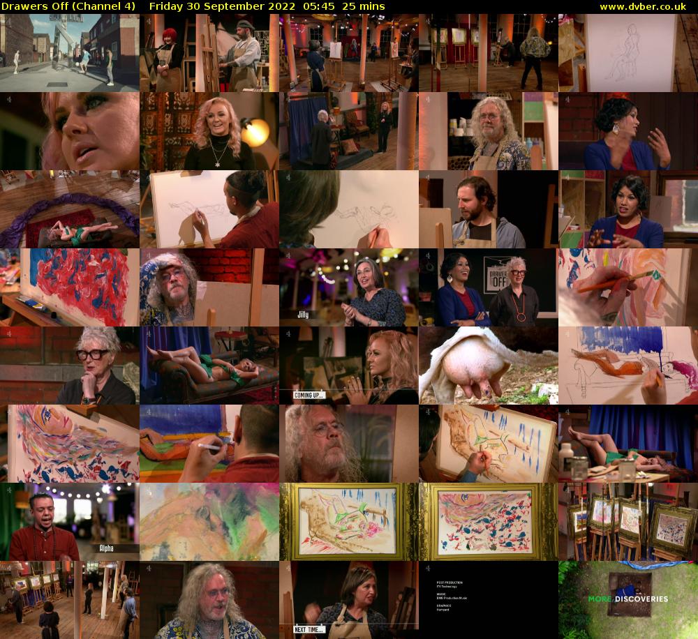 Drawers Off (Channel 4) Friday 30 September 2022 05:45 - 06:10