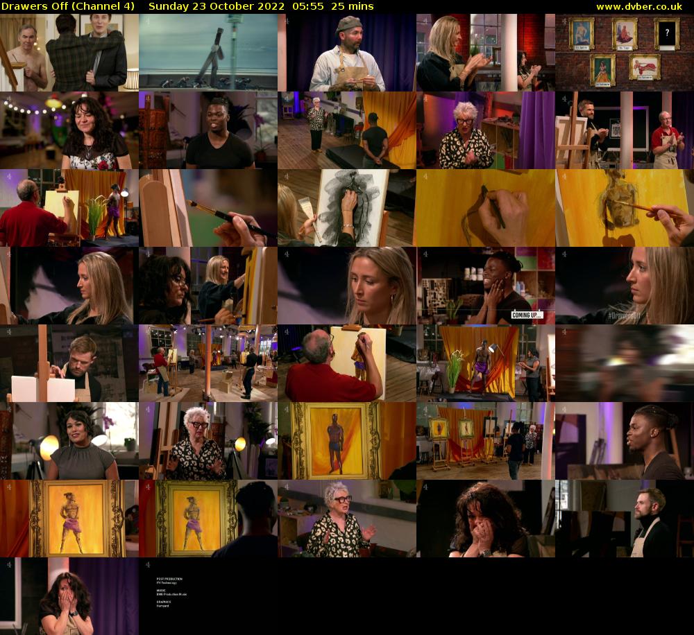 Drawers Off (Channel 4) Sunday 23 October 2022 05:55 - 06:20