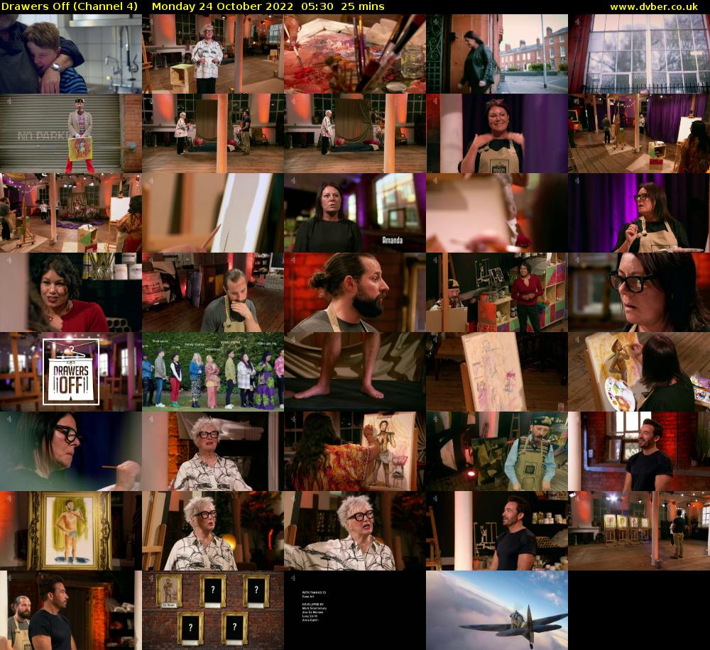 Drawers Off (Channel 4) Monday 24 October 2022 05:30 - 05:55