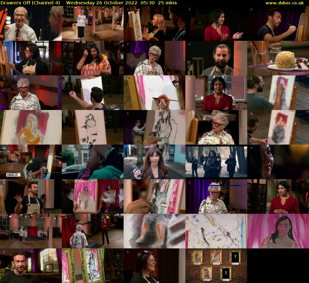 Drawers Off (Channel 4) Wednesday 26 October 2022 05:30 - 05:55