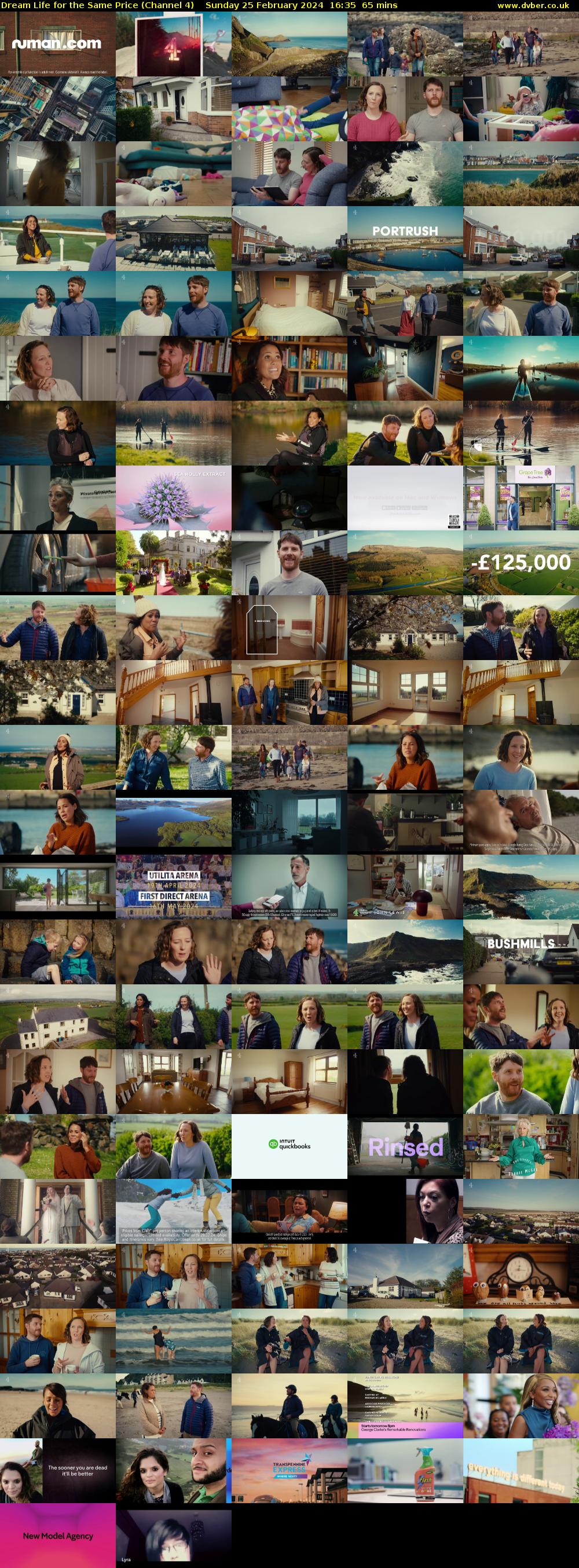 Dream Life for the Same Price (Channel 4) Sunday 25 February 2024 16:35 - 17:40