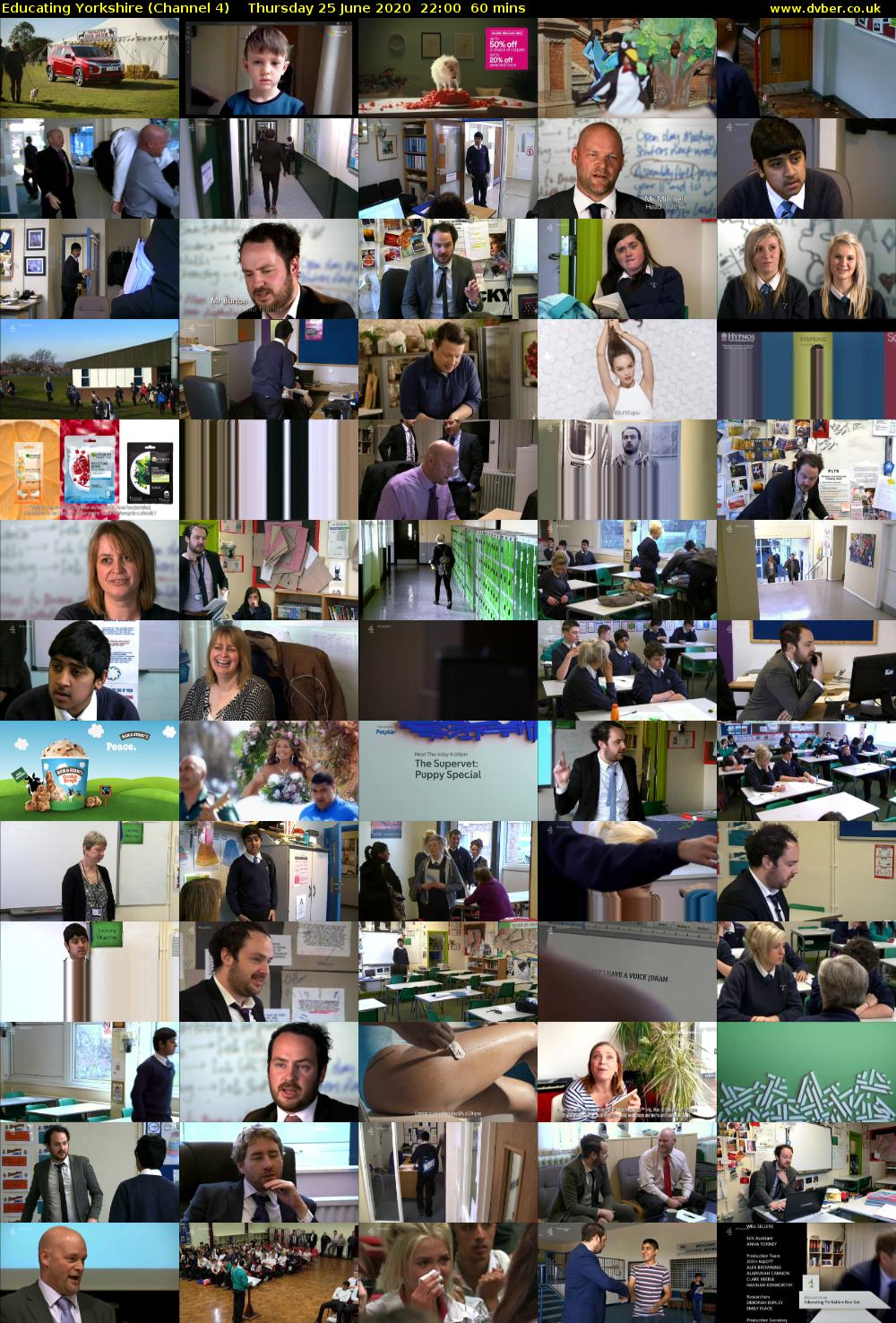 Educating Yorkshire (Channel 4) Thursday 25 June 2020 22:00 - 23:00
