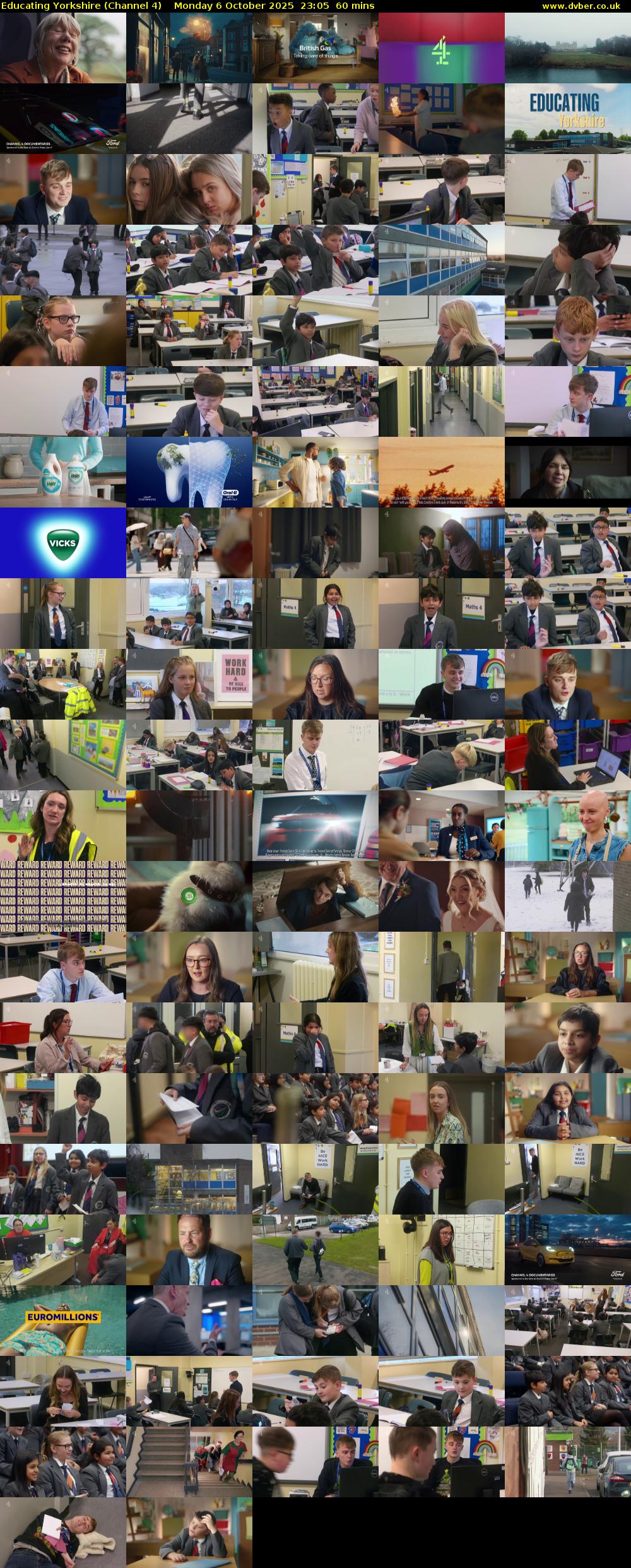 Educating Yorkshire (Channel 4) Monday 6 October 2025 23:05 - 00:05