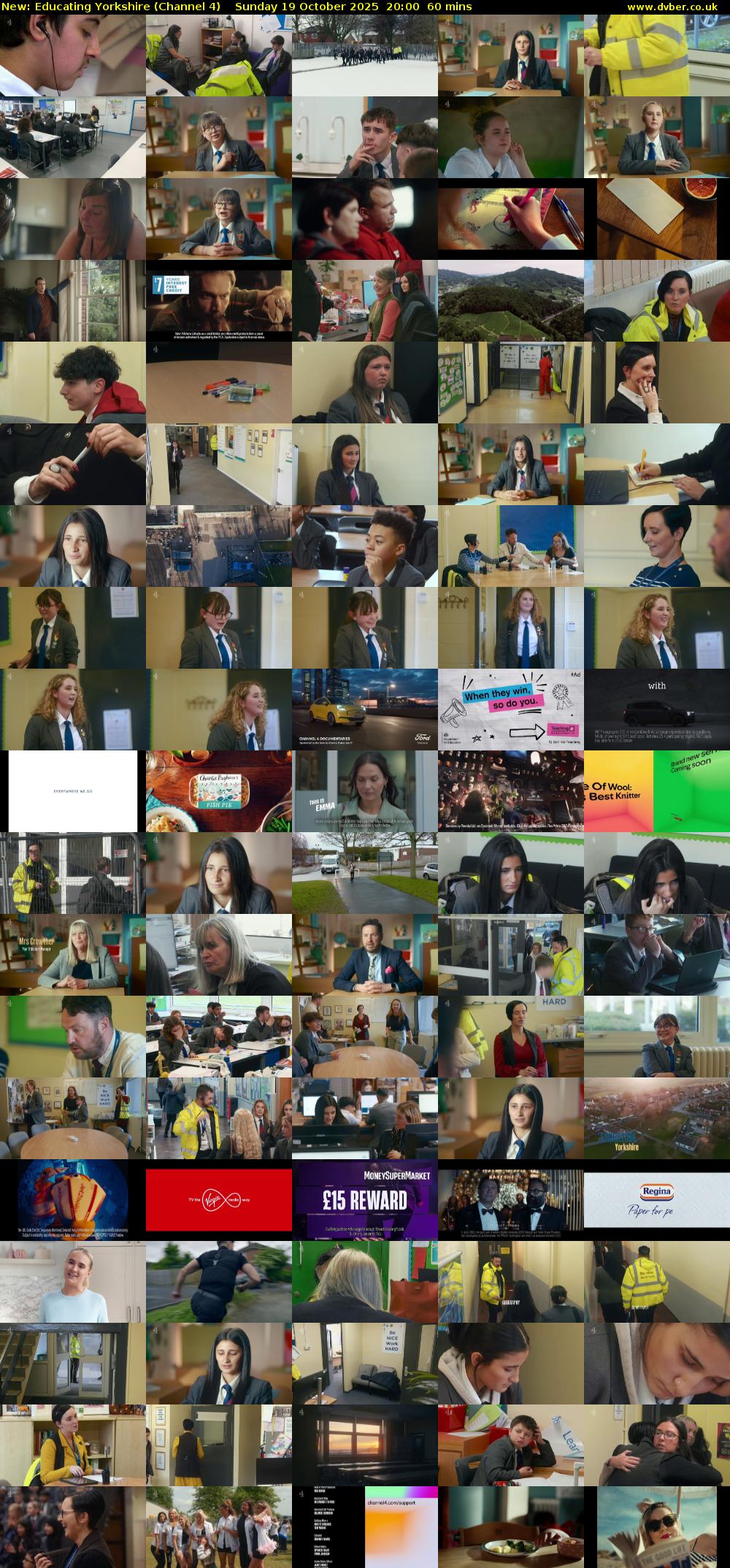 Educating Yorkshire (Channel 4) Sunday 19 October 2025 20:00 - 21:00