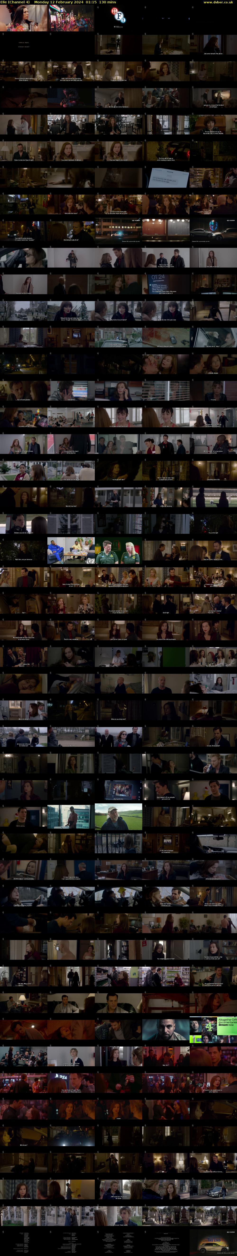 Elle (Channel 4) Monday 12 February 2024 01:15 - 03:25