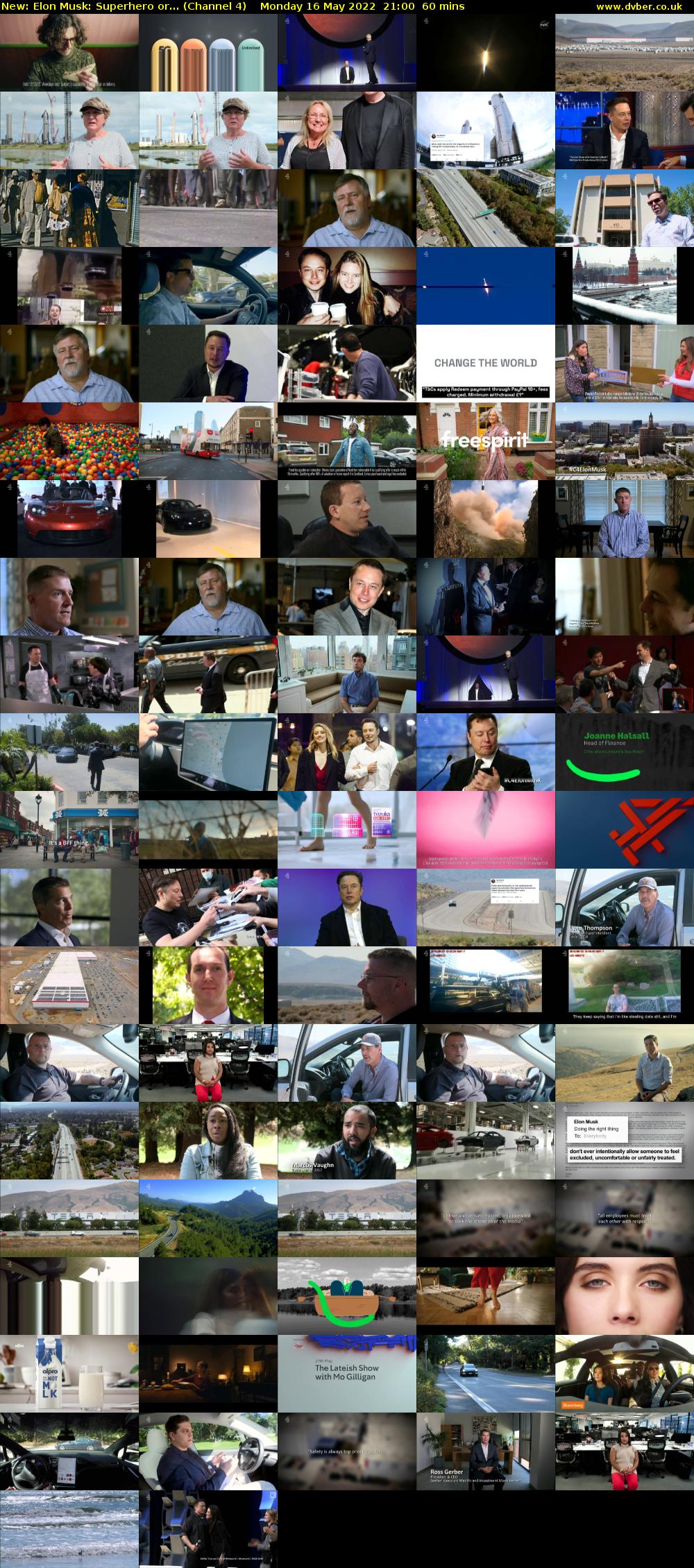 Elon Musk: Superhero or... (Channel 4) Monday 16 May 2022 21:00 - 22:00