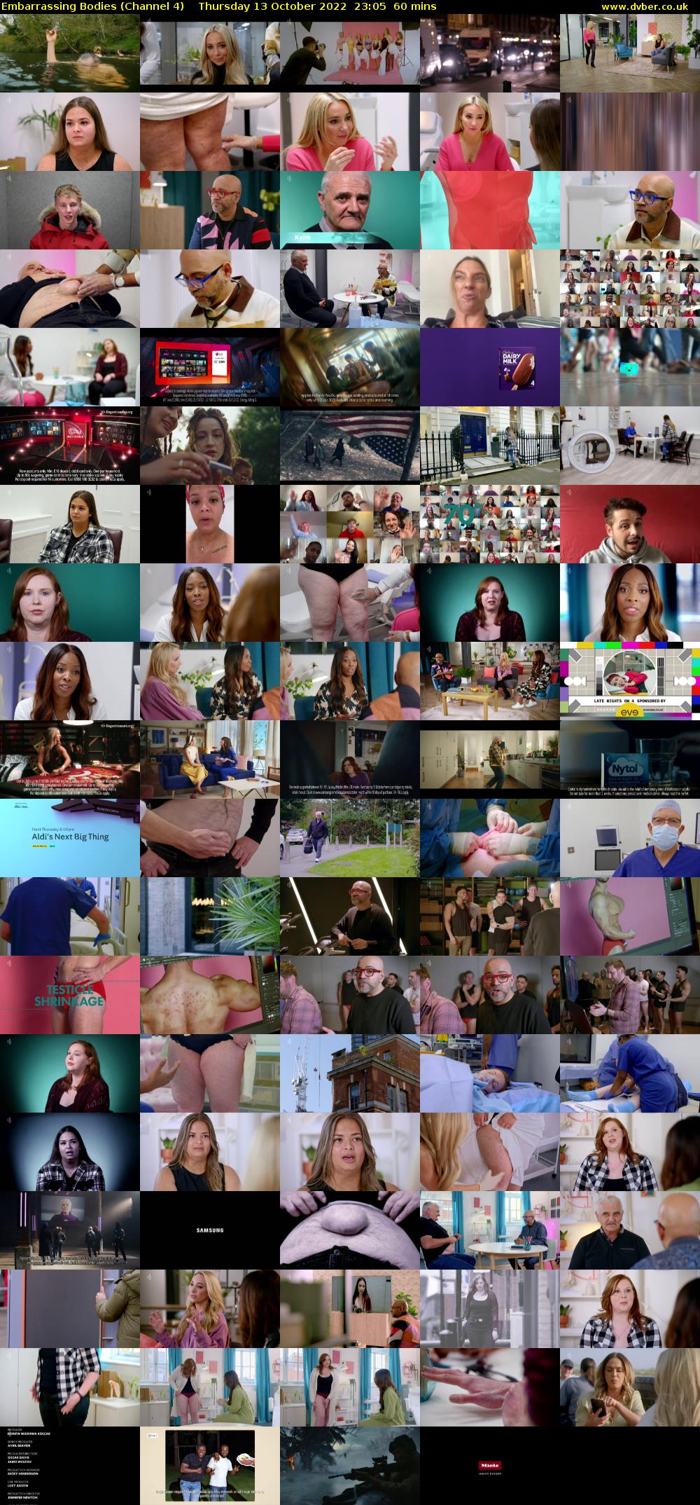 Embarrassing Bodies (Channel 4) Thursday 13 October 2022 23:05 - 00:05
