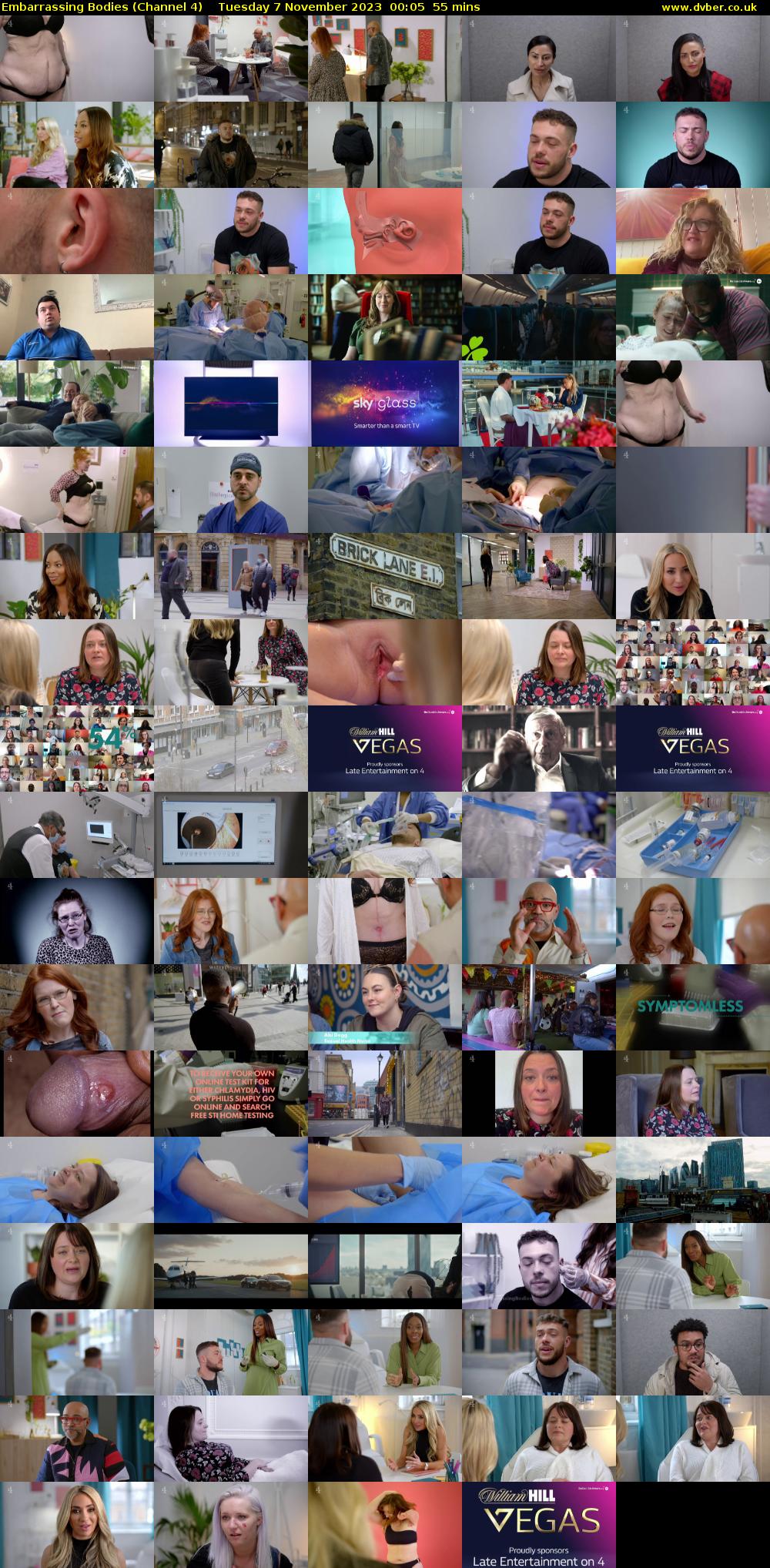 Embarrassing Bodies (Channel 4) Tuesday 7 November 2023 00:05 - 01:00
