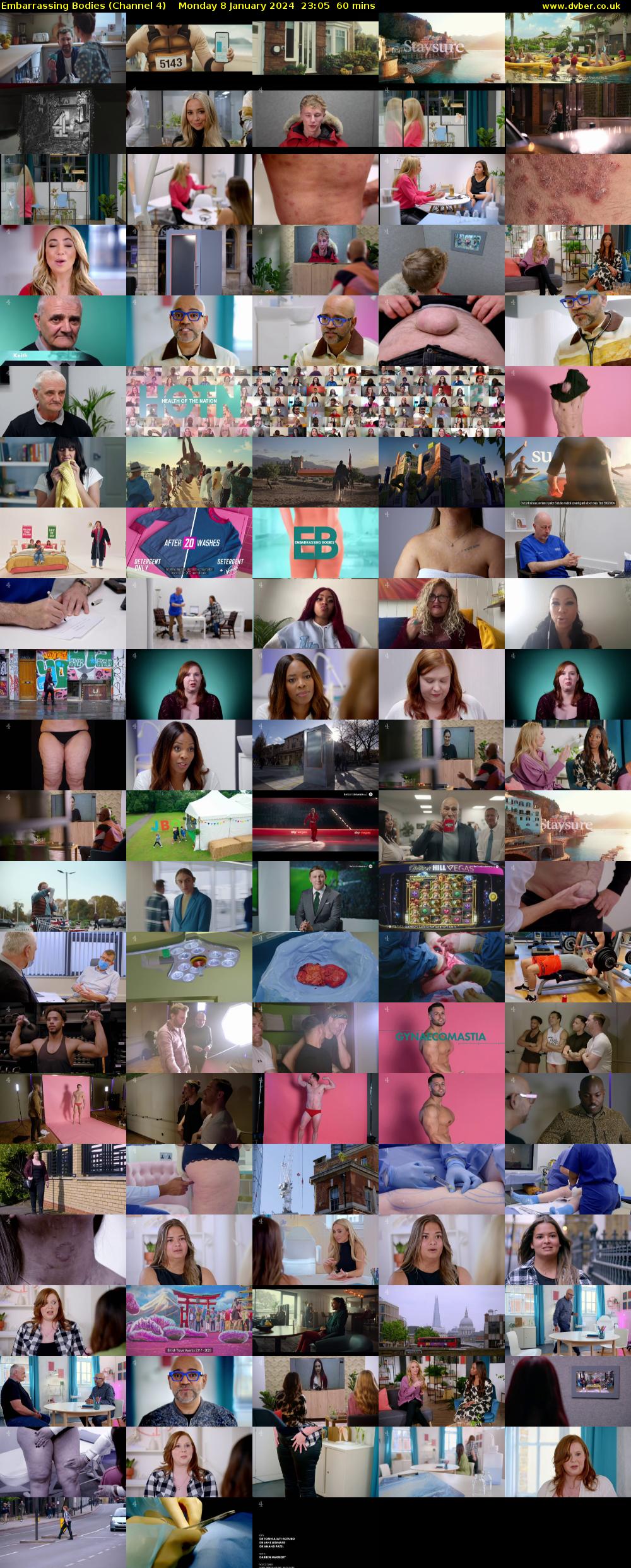 Embarrassing Bodies (Channel 4) Monday 8 January 2024 23:05 - 00:05