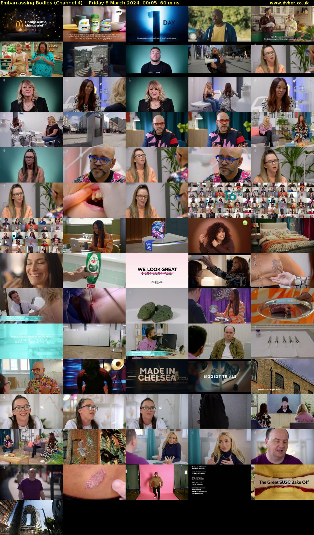 Embarrassing Bodies (Channel 4) Friday 8 March 2024 00:05 - 01:05