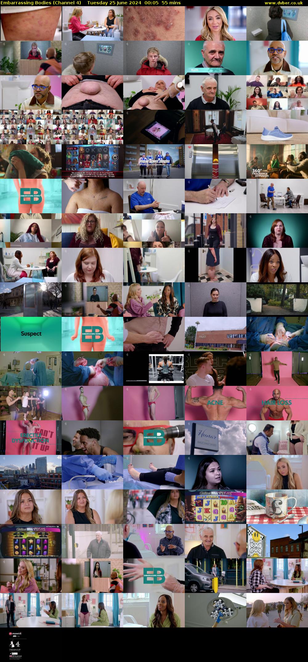 Embarrassing Bodies (Channel 4) Tuesday 25 June 2024 00:05 - 01:00