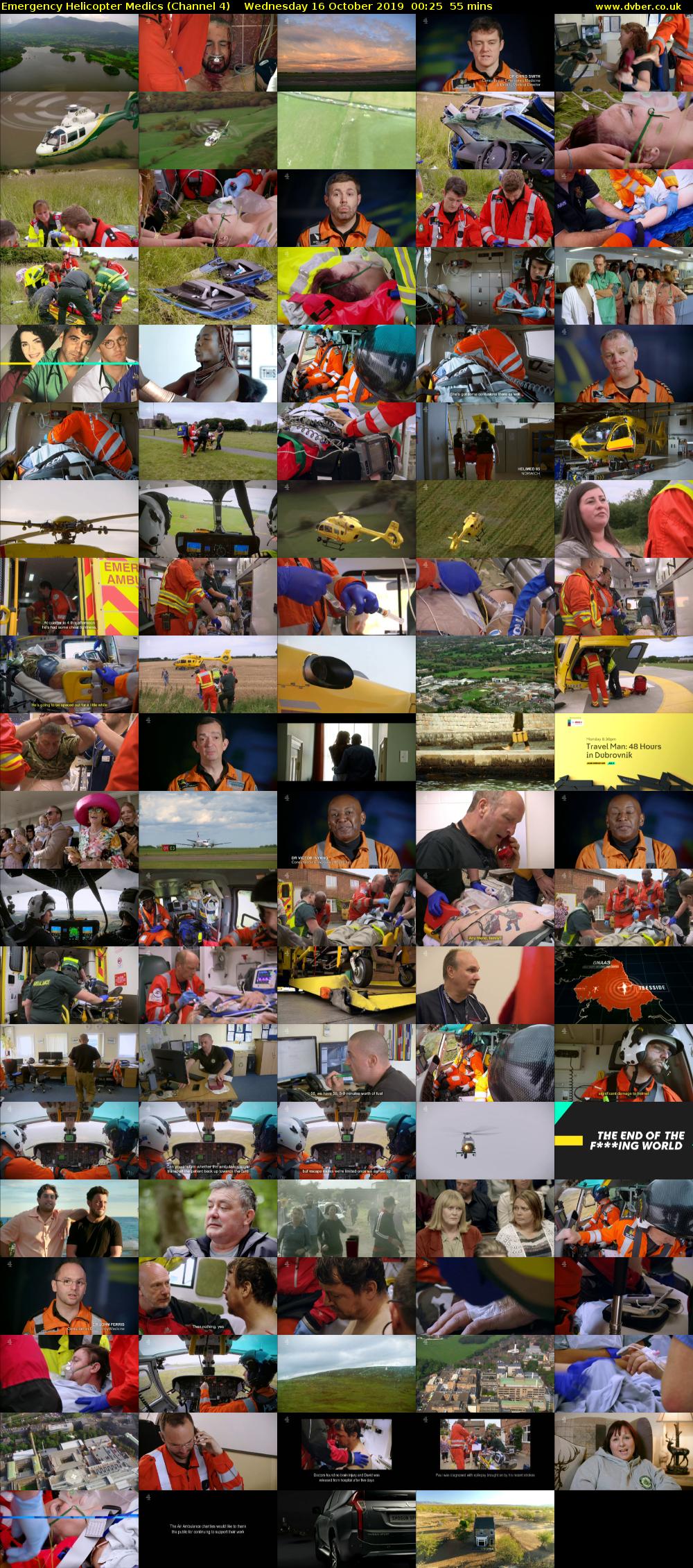 Emergency Helicopter Medics (Channel 4) Wednesday 16 October 2019 00:25 - 01:20