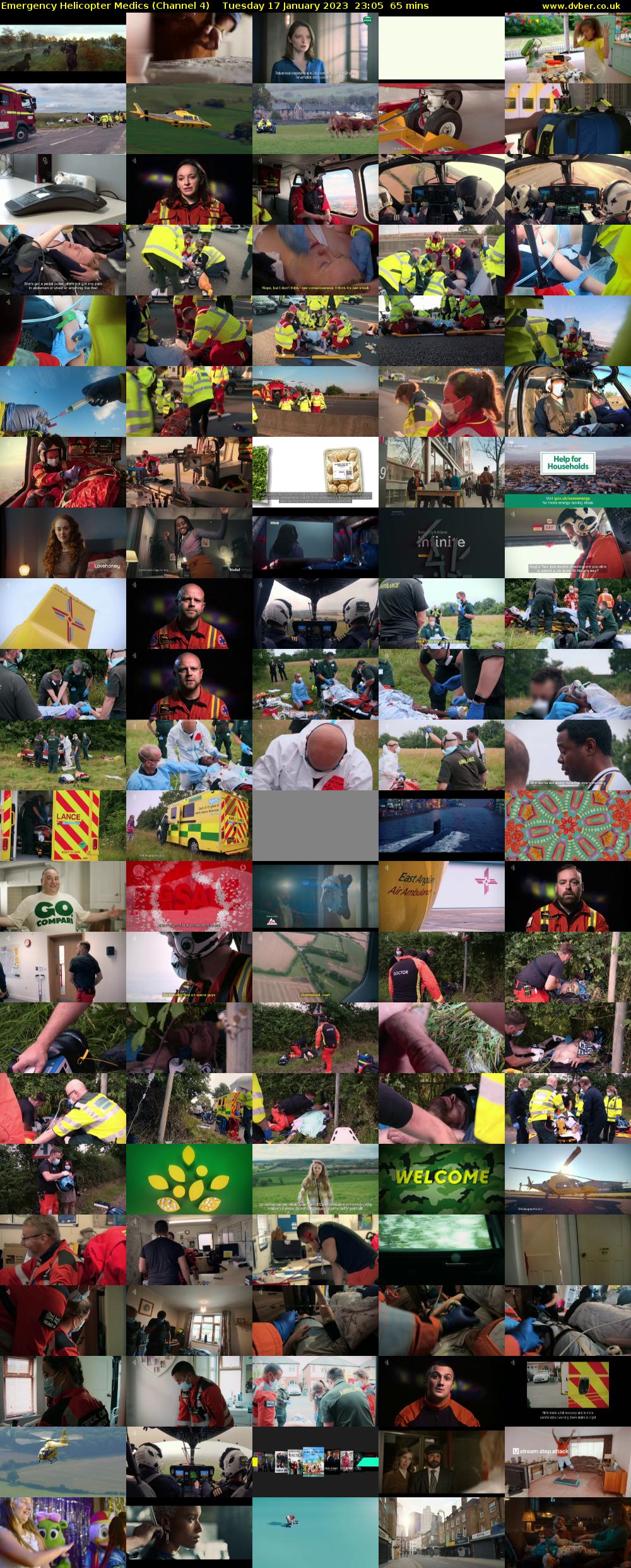 Emergency Helicopter Medics (Channel 4) Tuesday 17 January 2023 23:05 - 00:10