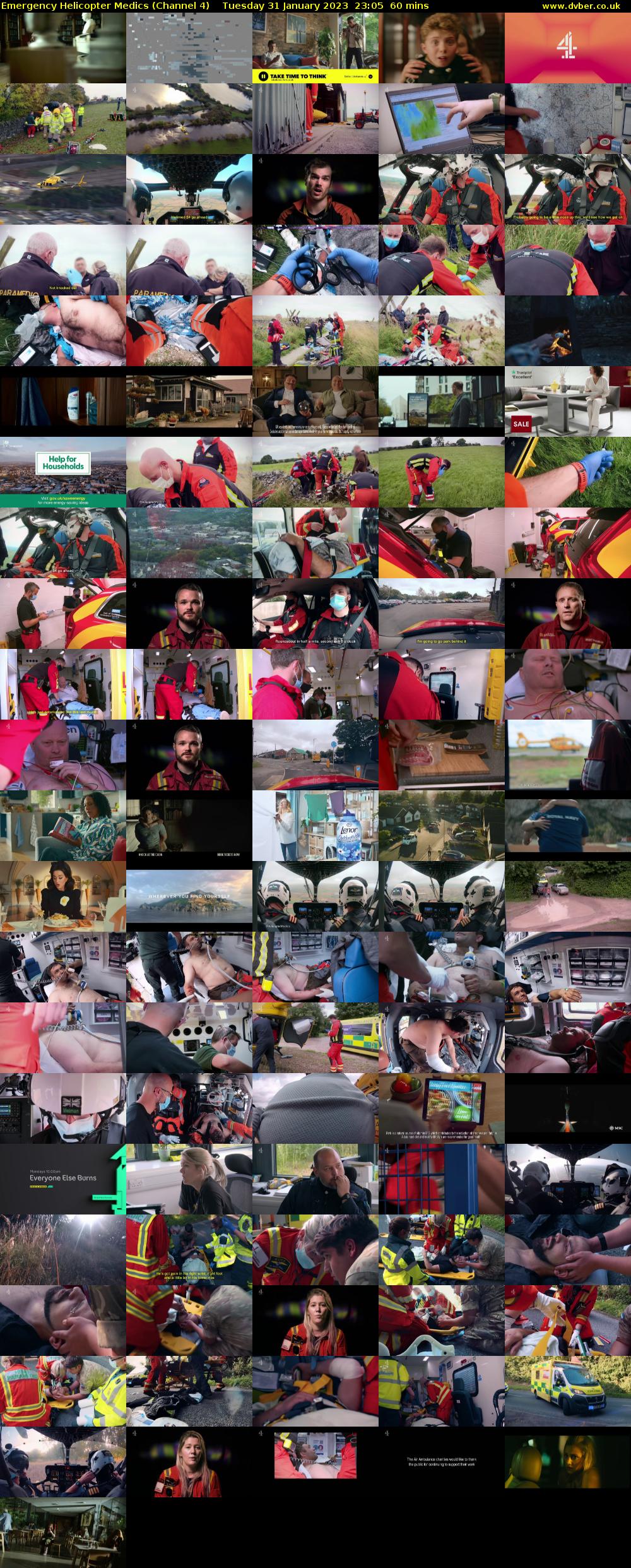 Emergency Helicopter Medics (Channel 4) Tuesday 31 January 2023 23:05 - 00:05