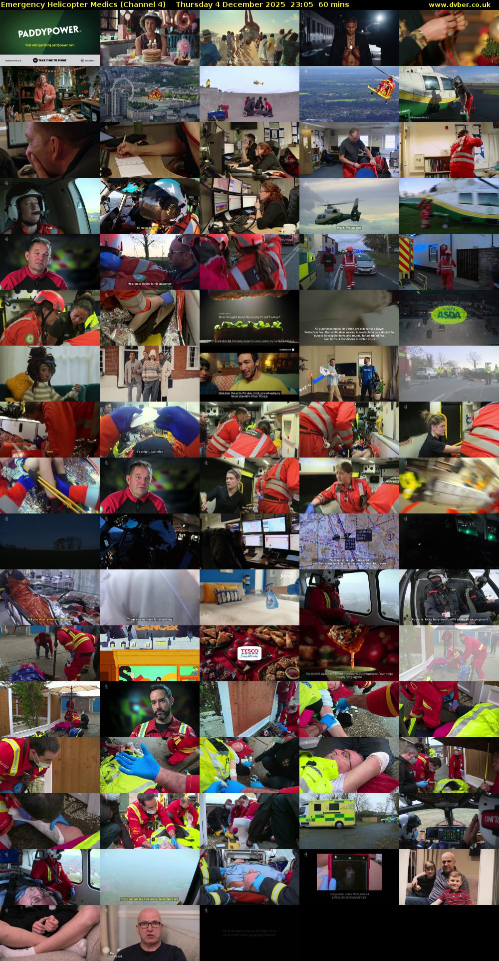 Emergency Helicopter Medics (Channel 4) Thursday 4 December 2025 23:05 - 00:05