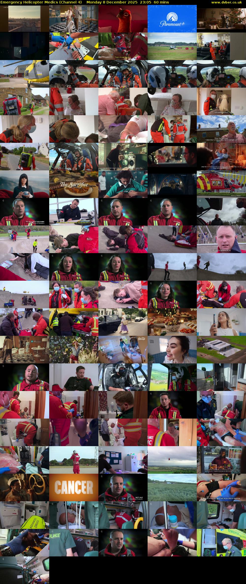 Emergency Helicopter Medics (Channel 4) Monday 8 December 2025 23:05 - 00:05