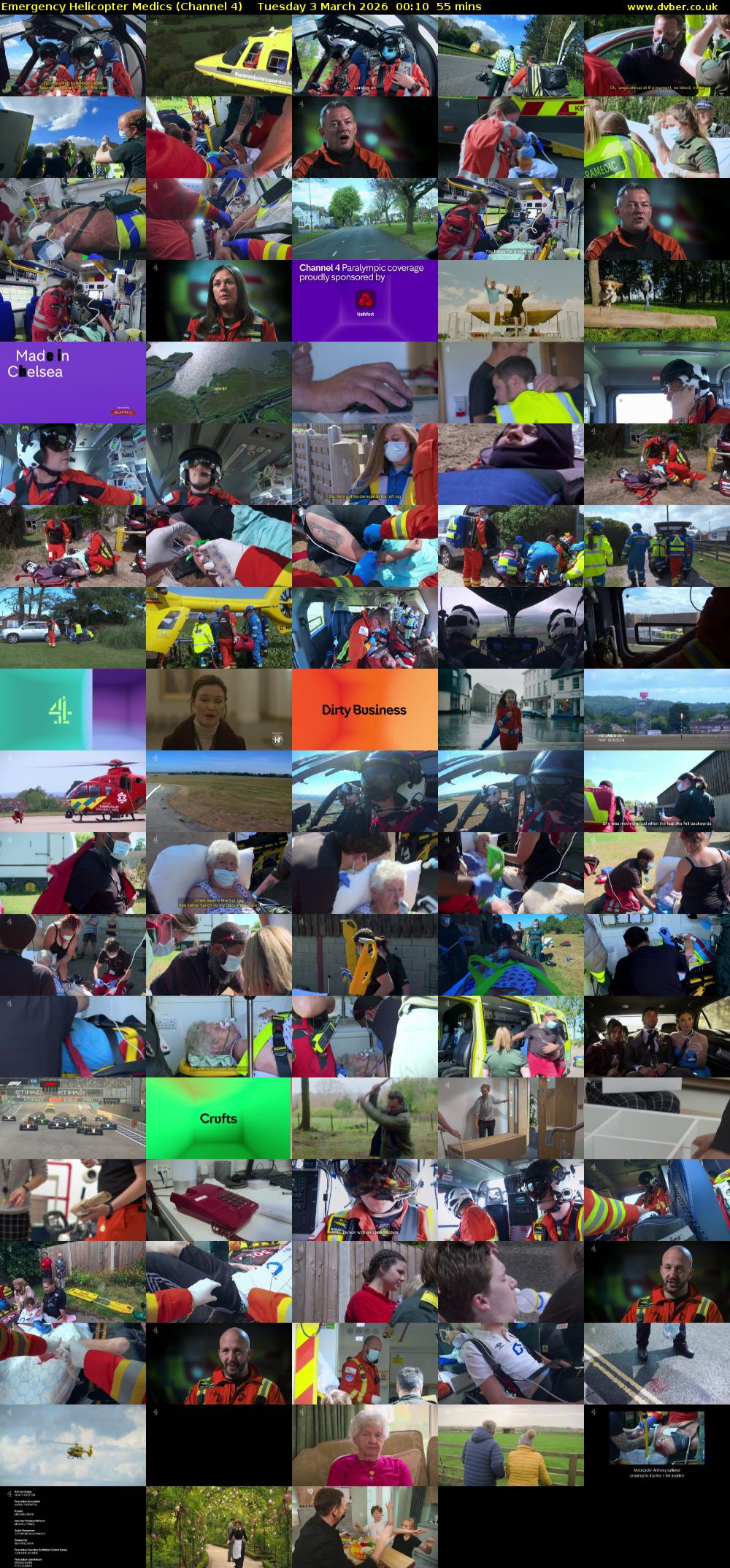 Emergency Helicopter Medics (Channel 4) Tuesday 3 March 2026 00:10 - 01:05