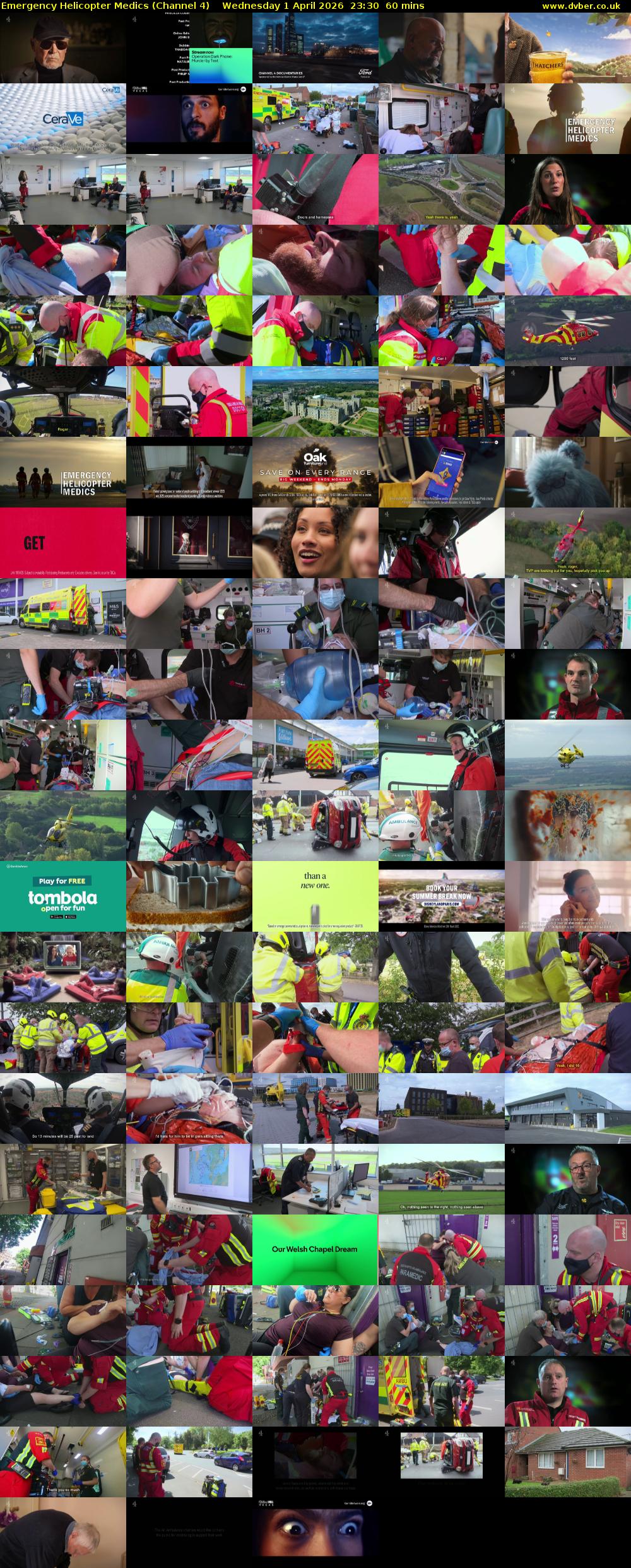 Emergency Helicopter Medics (Channel 4) Wednesday 1 April 2026 23:30 - 00:30