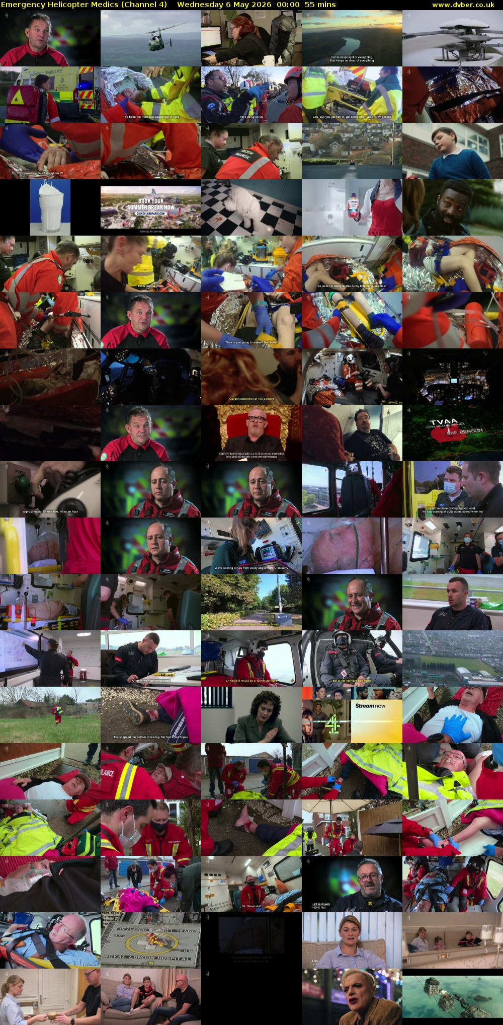Emergency Helicopter Medics (Channel 4) Wednesday 6 May 2026 00:00 - 00:55