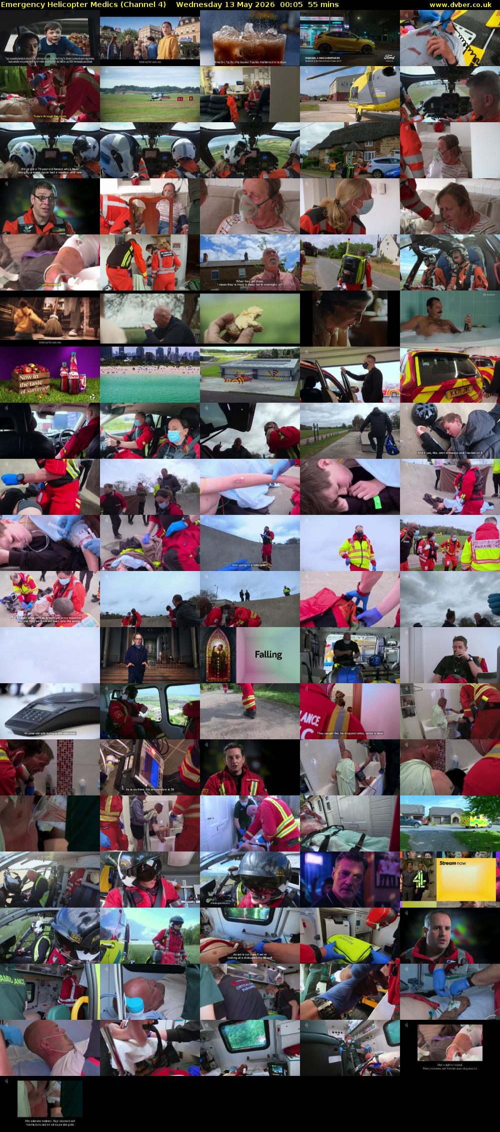 Emergency Helicopter Medics (Channel 4) Wednesday 13 May 2026 00:05 - 01:00