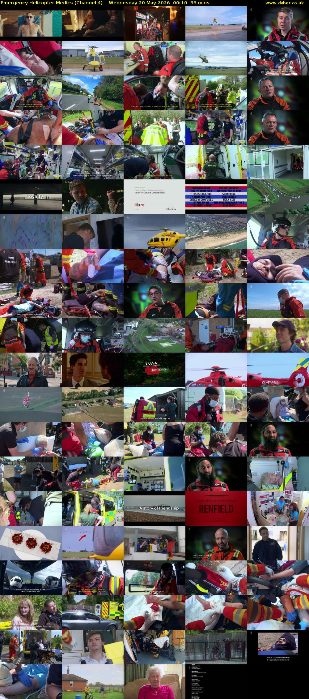 Emergency Helicopter Medics (Channel 4) Wednesday 20 May 2026 00:10 - 01:05