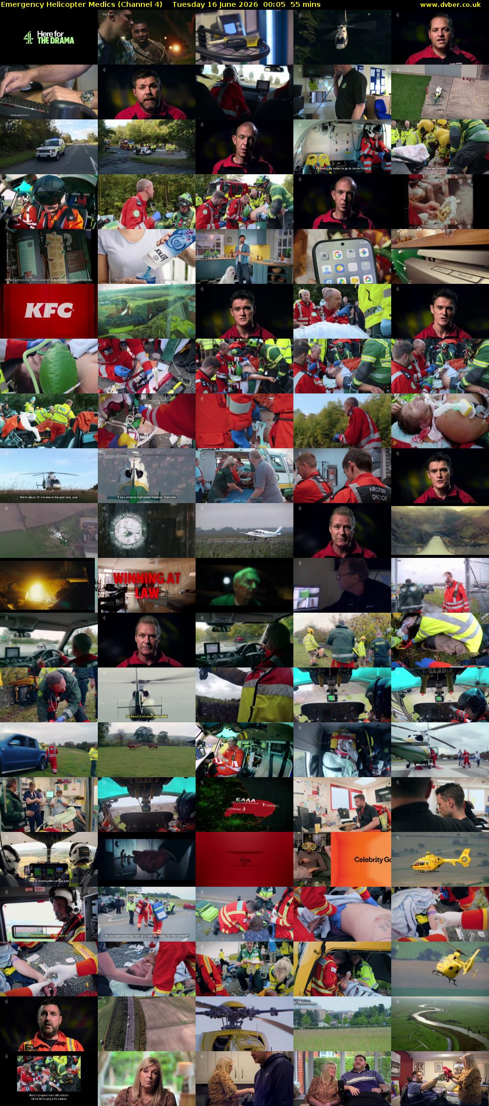 Emergency Helicopter Medics (Channel 4) Tuesday 16 June 2026 00:05 - 01:00