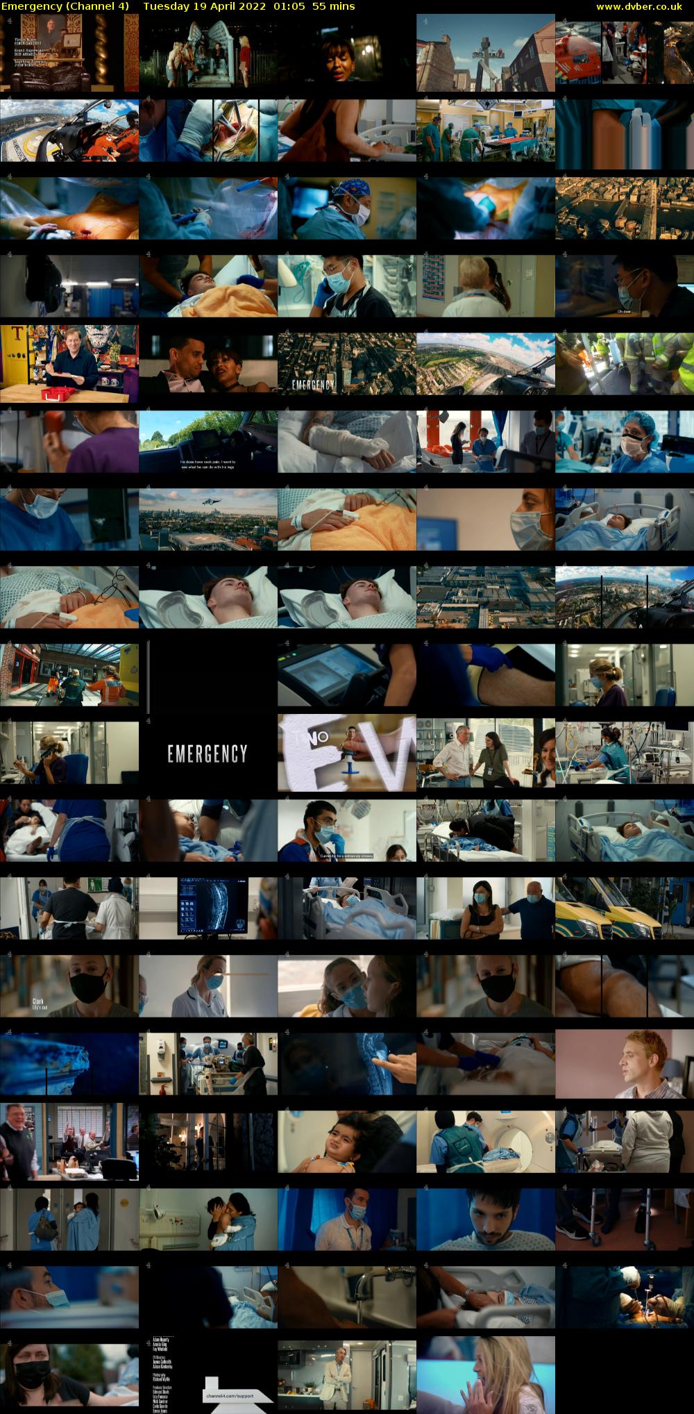 Emergency (Channel 4) Tuesday 19 April 2022 01:05 - 02:00