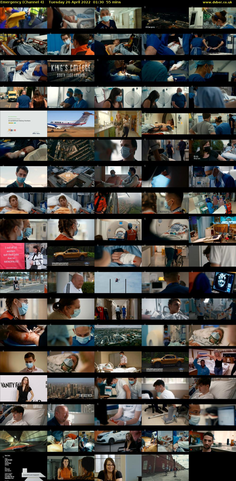 Emergency (Channel 4) Tuesday 26 April 2022 01:30 - 02:25