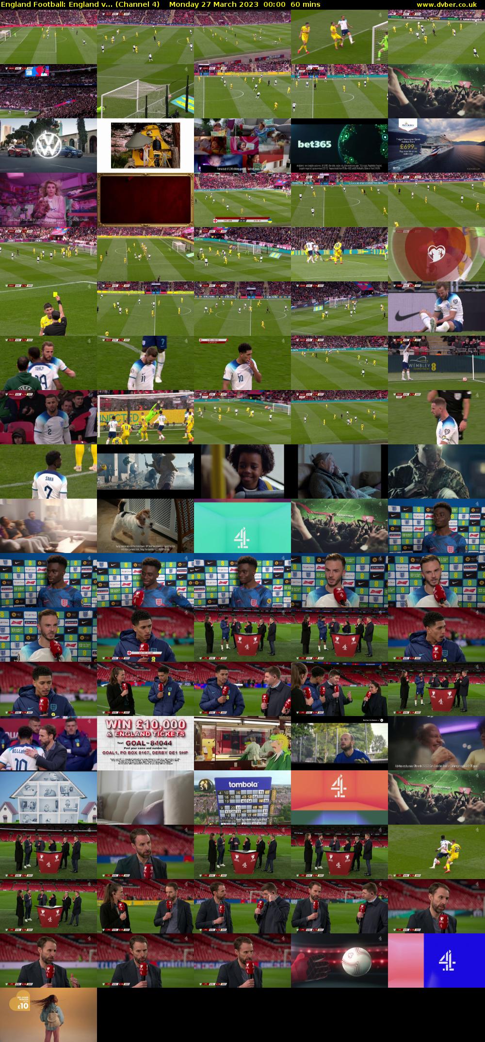 England Football: England v... (Channel 4) Monday 27 March 2023 00:00 - 01:00