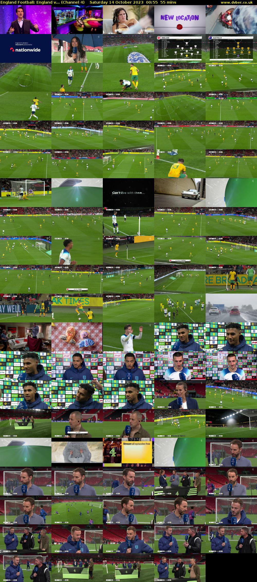 England Football: England v... (Channel 4) Saturday 14 October 2023 00:55 - 01:50