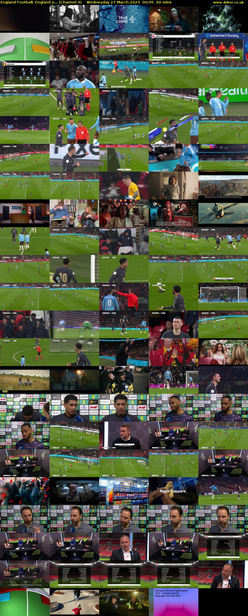 England Football: England v... (Channel 4) Wednesday 27 March 2024 00:05 - 01:05