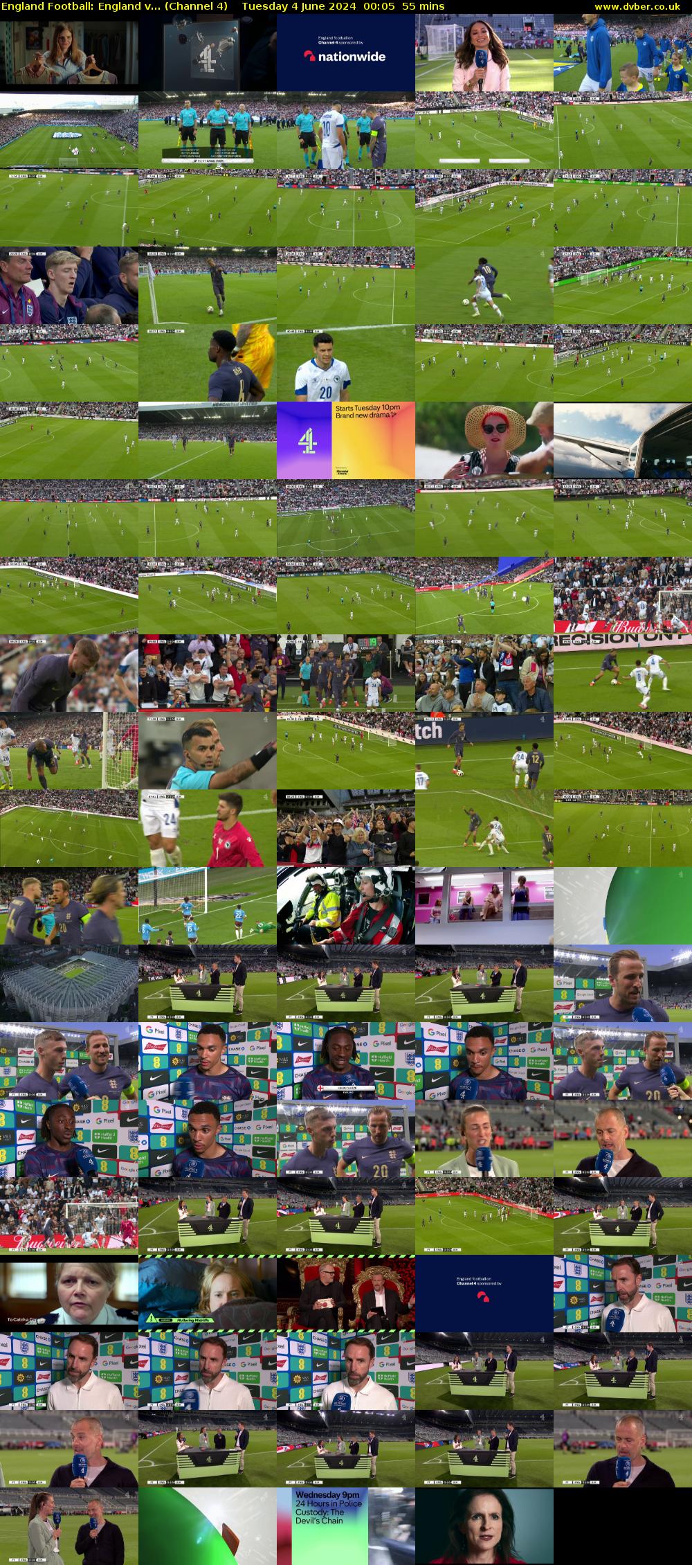 England Football: England v... (Channel 4) Tuesday 4 June 2024 00:05 - 01:00
