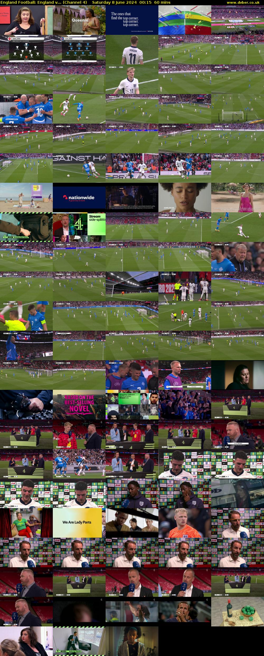 England Football: England v... (Channel 4) Saturday 8 June 2024 00:15 - 01:15