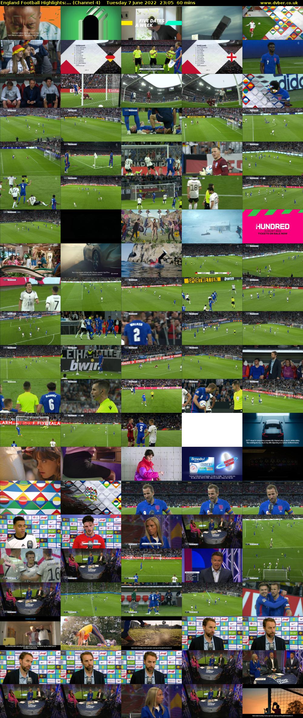 England Football Highlights:... (Channel 4) Tuesday 7 June 2022 23:05 - 00:05
