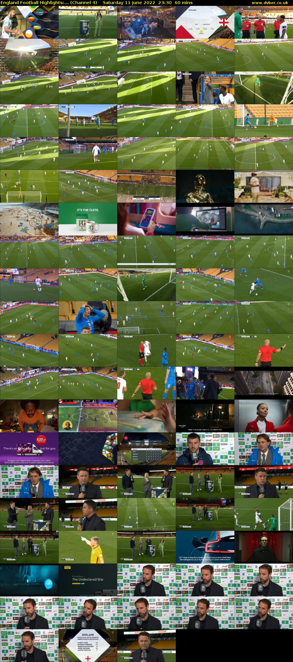 England Football Highlights:... (Channel 4) Saturday 11 June 2022 23:30 - 00:30