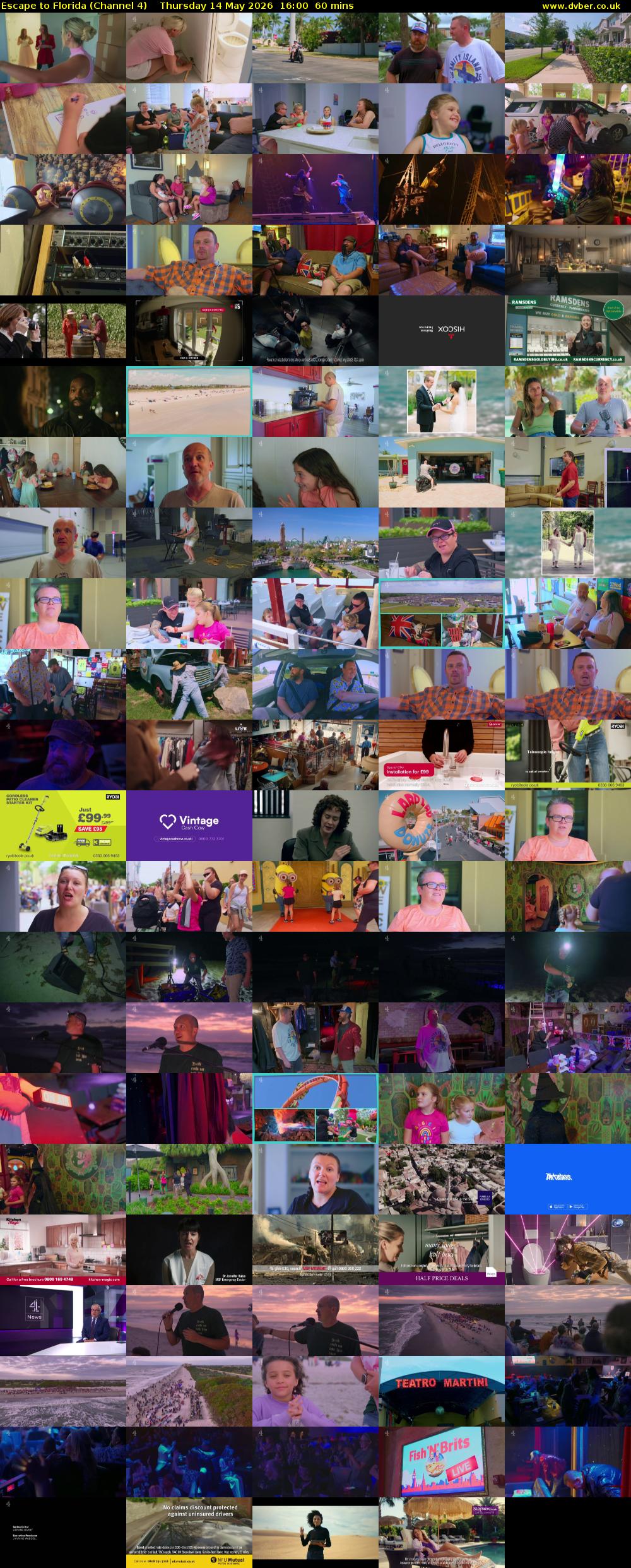 Escape to Florida (Channel 4) Thursday 14 May 2026 16:00 - 17:00