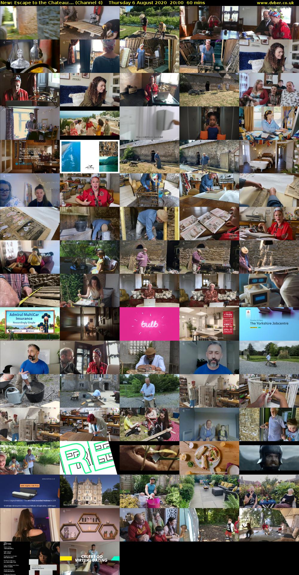 Escape to the Chateau:... (Channel 4) Thursday 6 August 2020 20:00 - 21:00