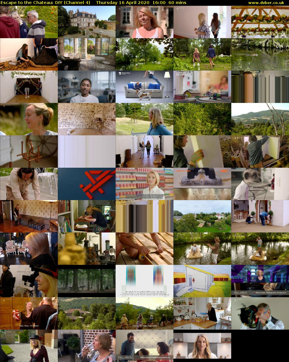 Escape to the Chateau: DIY (Channel 4) Thursday 16 April 2020 16:00 - 17:00