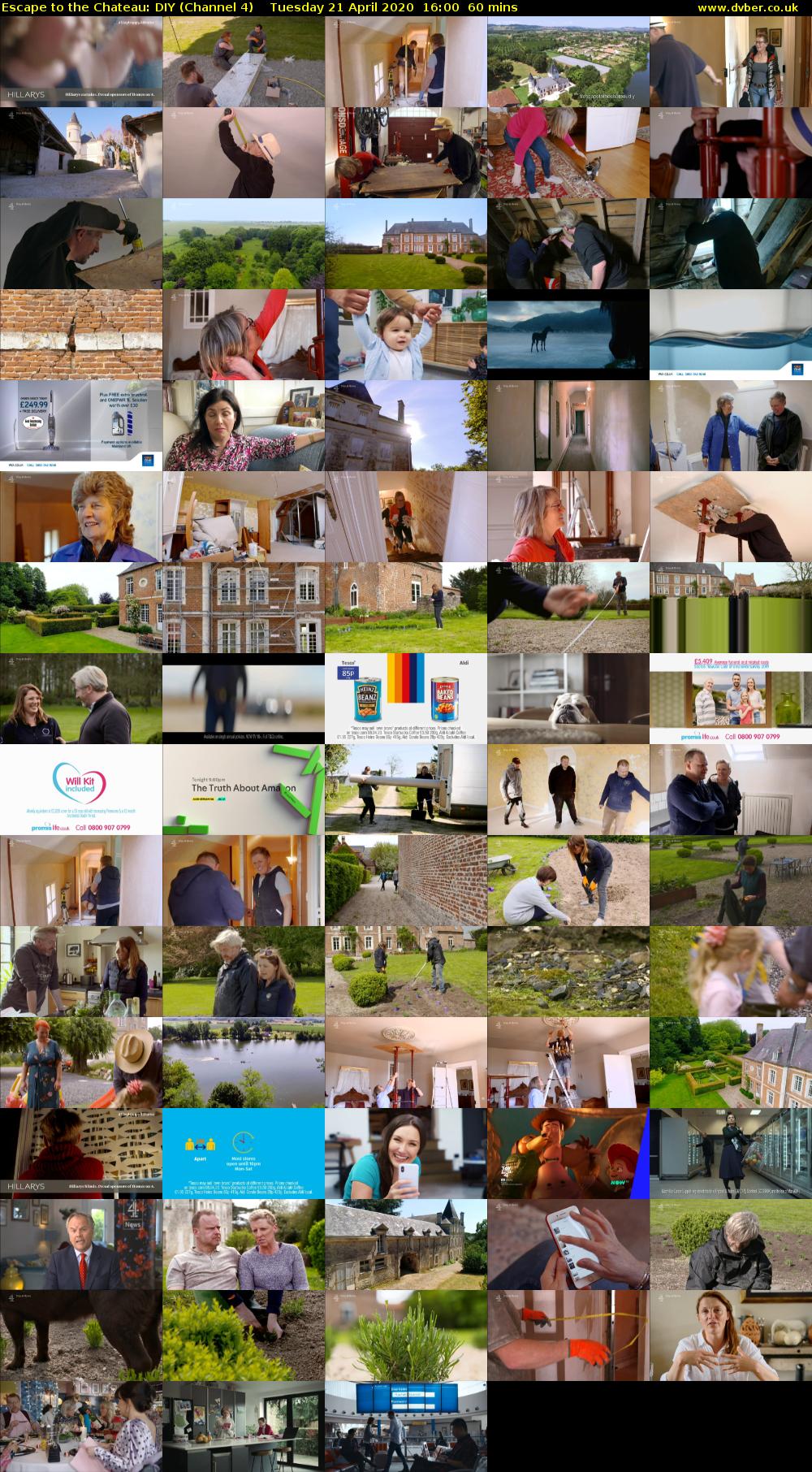 Escape to the Chateau: DIY (Channel 4) Tuesday 21 April 2020 16:00 - 17:00