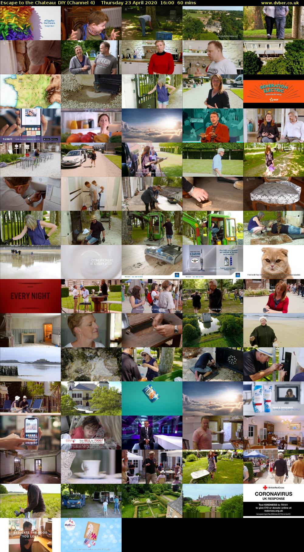 Escape to the Chateau: DIY (Channel 4) Thursday 23 April 2020 16:00 - 17:00