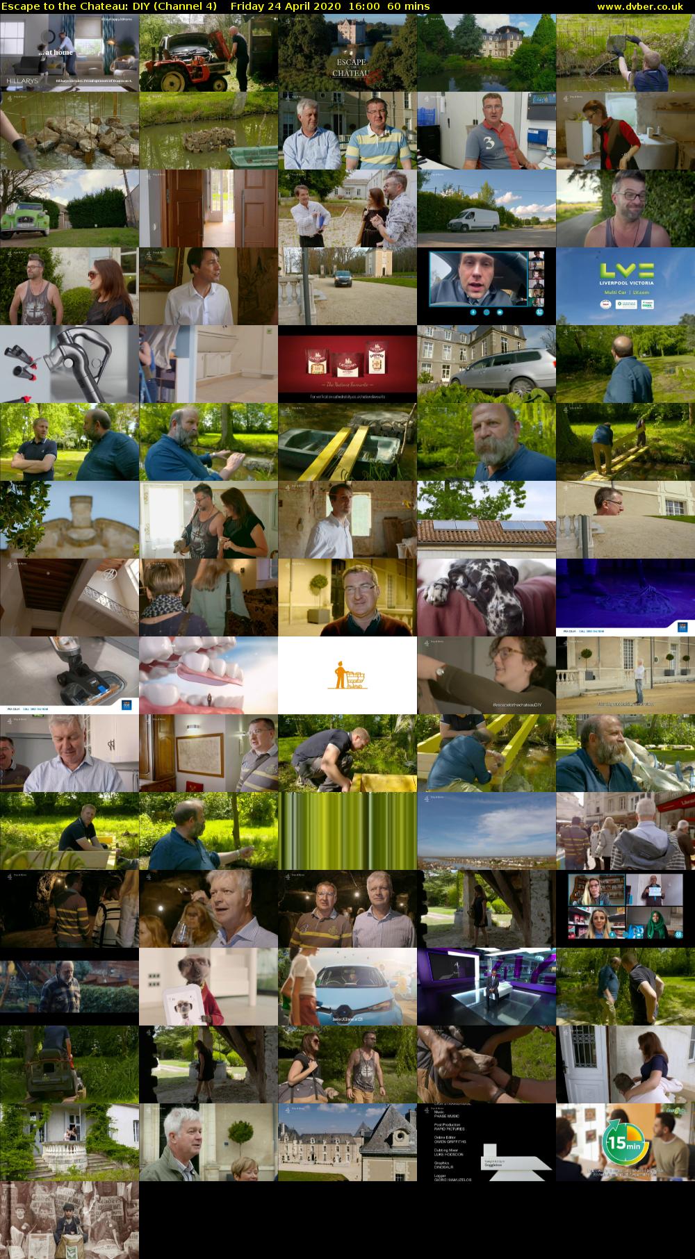 Escape to the Chateau: DIY (Channel 4) Friday 24 April 2020 16:00 - 17:00